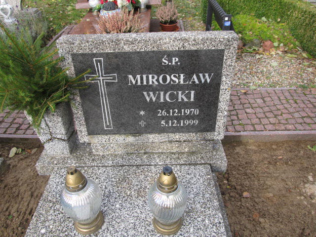 Mirosław Wicki 1970 Linia Gmina - Grobonet - Wyszukiwarka osób pochowanych